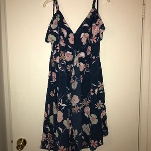 City Chic floral cold shoulder dress, size L/20